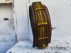 Ishaor Brown Leather Wrap Cuff Bracelet - Mens Rasta Style Handcrafted