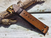 Handmade Vintage Brown Leather Watch Band – Fits Standard & Apple Watches (22mm)