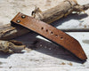 Handmade Vintage Brown Leather Watch Band – Fits Standard & Apple Watches (22mm)