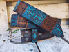 Handmade Brown & Turquoise Leather Belt - Computer-Inspired Design by Ishaor