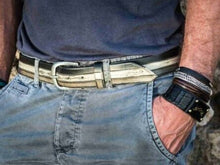 Rustic Leather Belt Mens  Unisex Style  Handcrafted Unique Accessories