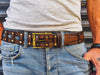 Handcrafted Leather Belt for Men by Ishaor - Designer Artisan Vintage Style Perfect Christmas Gift