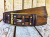 Handcrafted Leather Belt for Men by Ishaor - Designer Artisan Vintage Style Perfect Christmas Gift